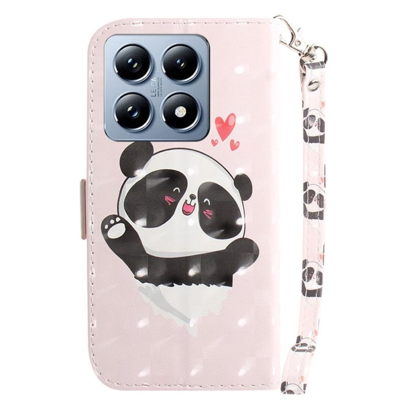 Puzdro Xiaomi 14t Panda Love S Popruhom