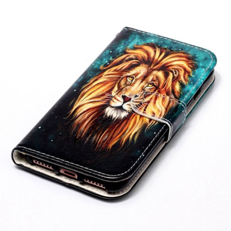 Kožené Puzdro Xiaomi Redmi 10A Lanyard Lion