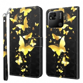 Kožené Puzdro Xiaomi Redmi 10A Tangá Butterflies