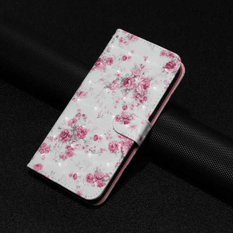 Peňaženkový Kryt Xiaomi Redmi 10A Remienok Liberty Flowers