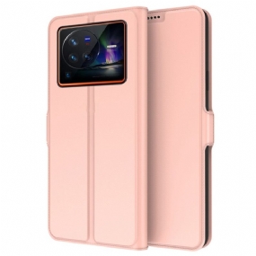 Kožené Puzdro Vivo X80 Pro Magnetická Spona