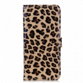 Kožené Puzdro Samsung Galaxy A03s Leopard