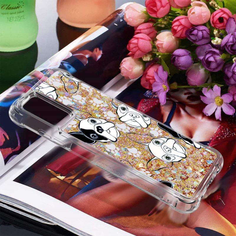 Kryt Samsung Galaxy A03s Pán Dog Sequins