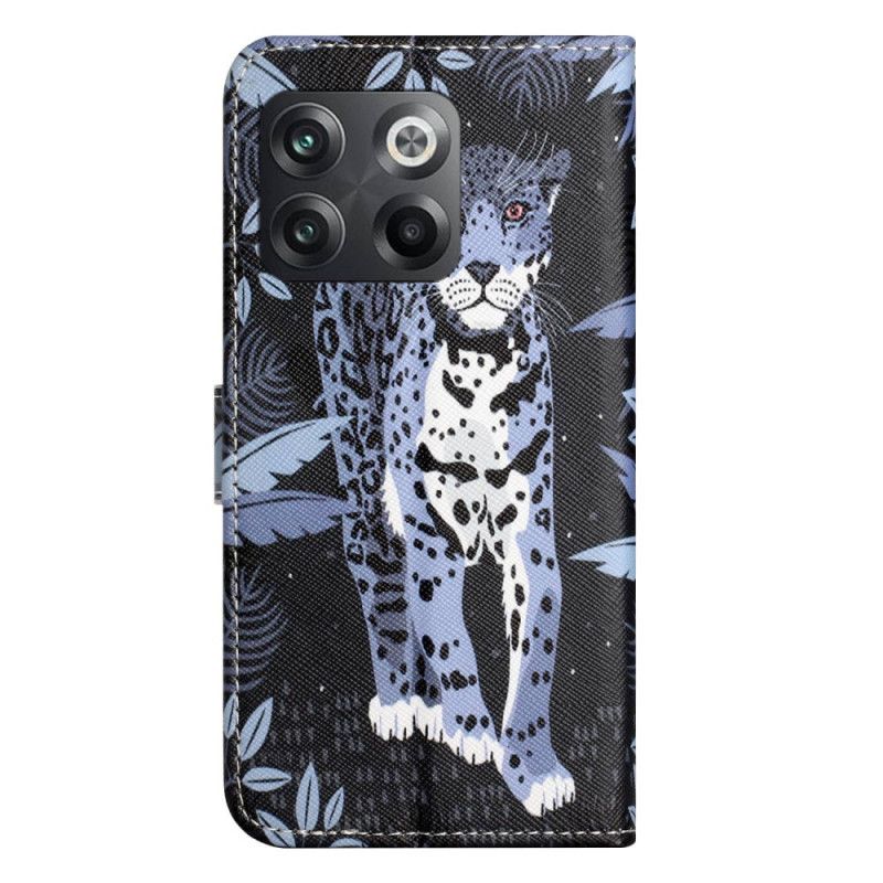 Kožené Puzdro OnePlus 10T 5G Strappy Leopard