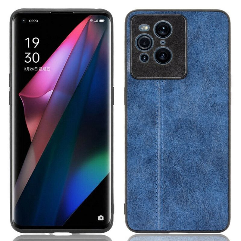 Kryt Oppo Find X3 Pro Couture Leather Effect