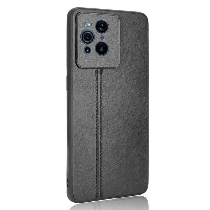 Kryt Oppo Find X3 Pro Couture Leather Effect