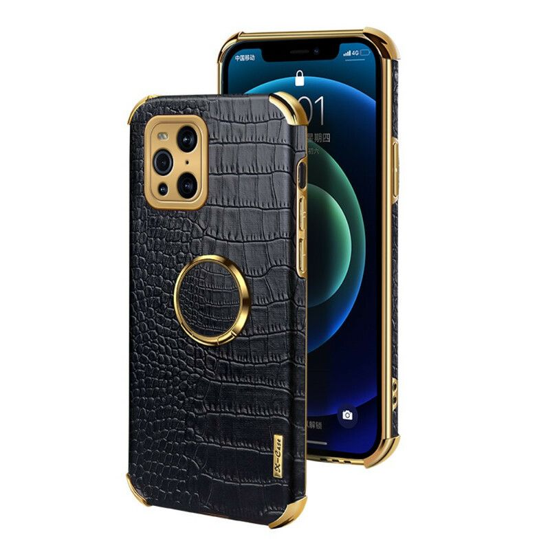 Kryt Oppo Find X3 Pro Efekt Krokodílej Kože X-case