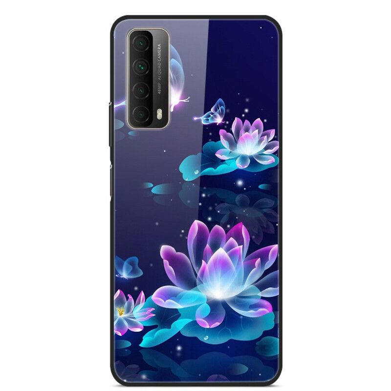 Kryt Huawei P Smart 2021 Fancy Flowers Tvrdené Sklo