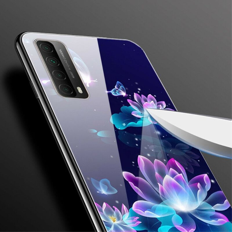 Kryt Huawei P Smart 2021 Fancy Flowers Tvrdené Sklo