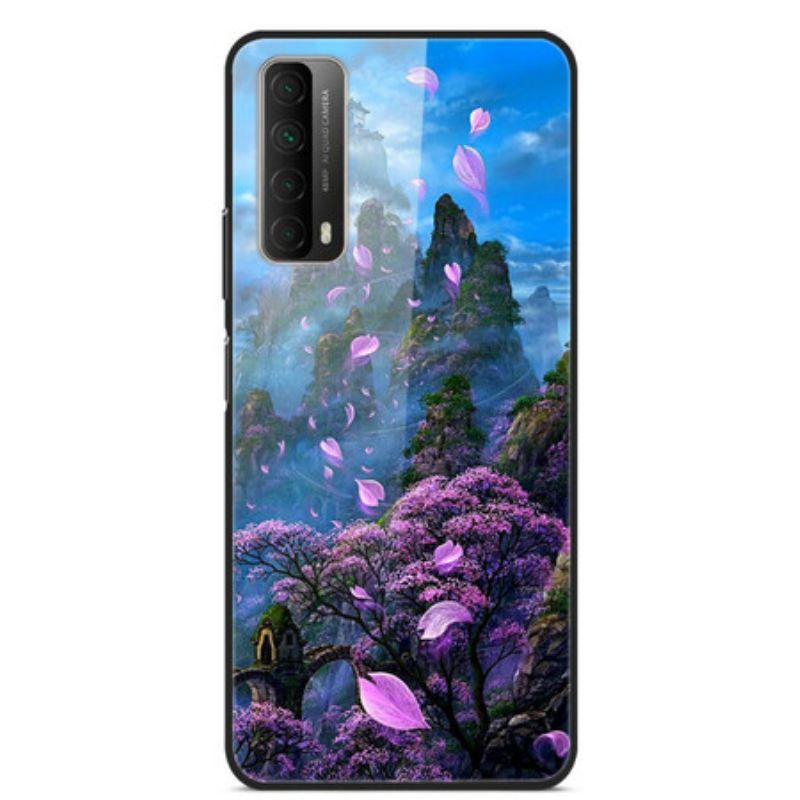 Kryt Huawei P Smart 2021 Fantasy Landscape Tvrdené Sklo