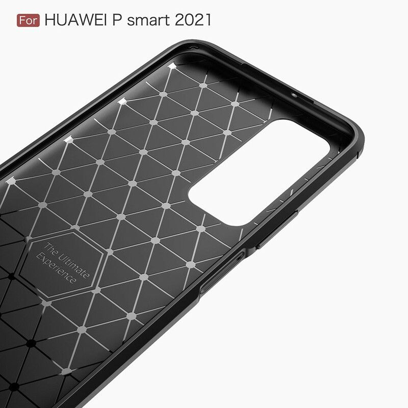 Kryt Huawei P Smart 2021 Kartáčované Uhlíkové Vlákno