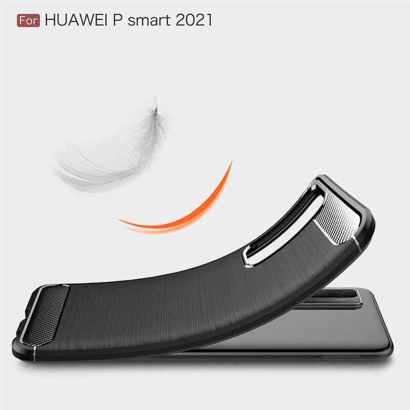 Kryt Huawei P Smart 2021 Kartáčované Uhlíkové Vlákno