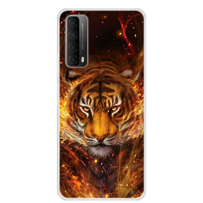 Kryt Huawei P Smart 2021 Ohnivý Tiger