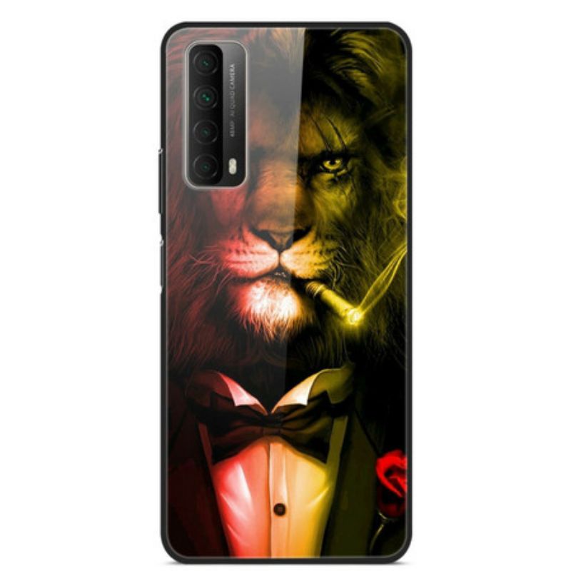 Kryt Huawei P Smart 2021 Tvrdené Sklo Cigar Lion