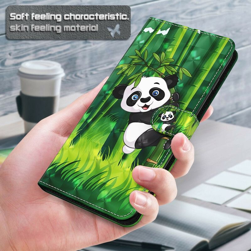 Peňaženkový Kryt Huawei P Smart 2021 Panda A Bambus