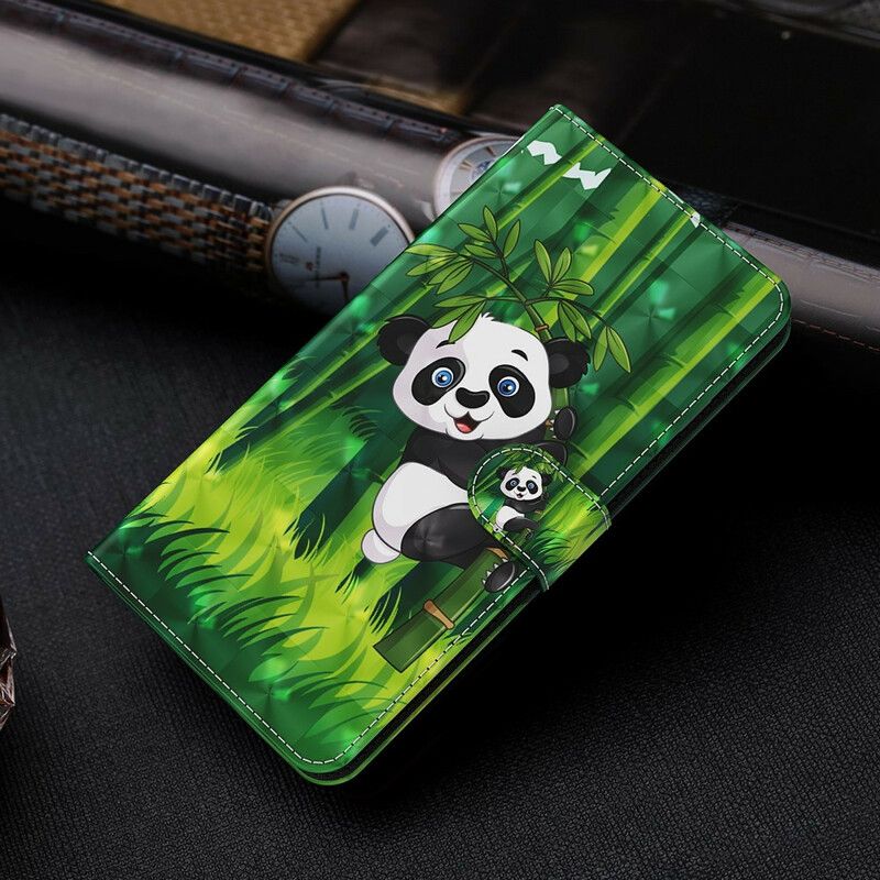 Peňaženkový Kryt Huawei P Smart 2021 Panda A Bambus