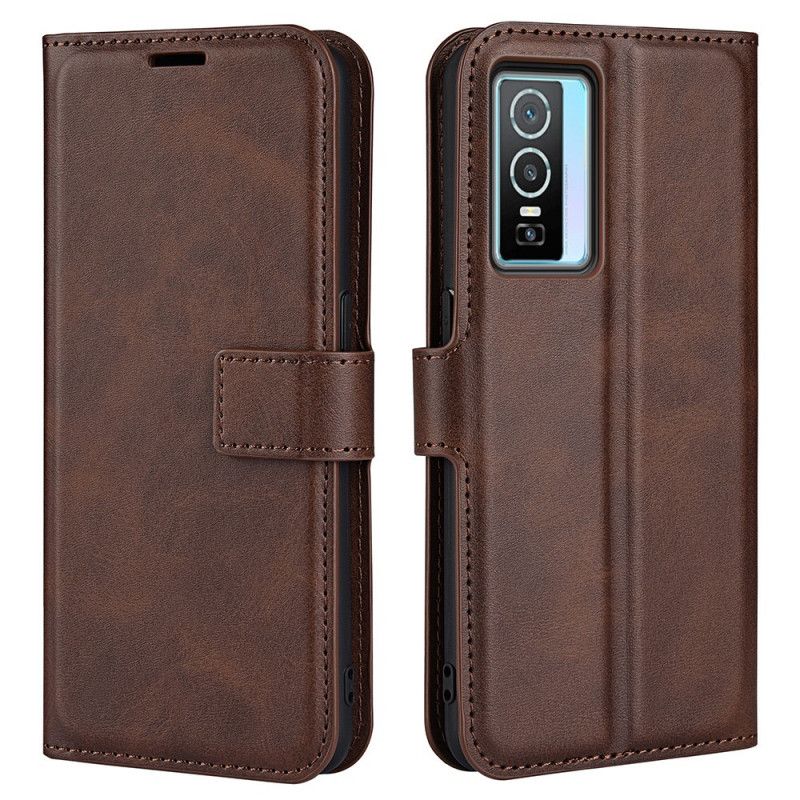 Kožené Puzdro Vivo Y76 5G Slim Extreme Leather Effect