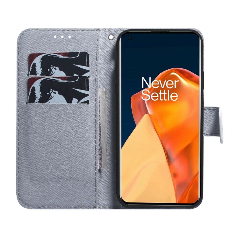 Kožené Puzdro OnePlus Nord CE 2 5G Biely Tiger