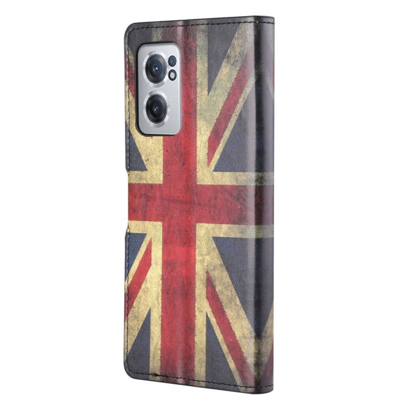 Kožené Puzdro OnePlus Nord CE 2 5G Britská Vlajka