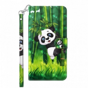 Kožené Puzdro OnePlus Nord CE 2 5G Komiksová Panda