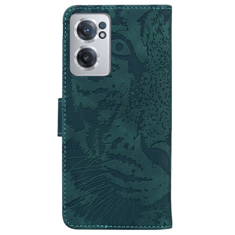 Kožené Puzdro OnePlus Nord CE 2 5G Maskovaný Tiger