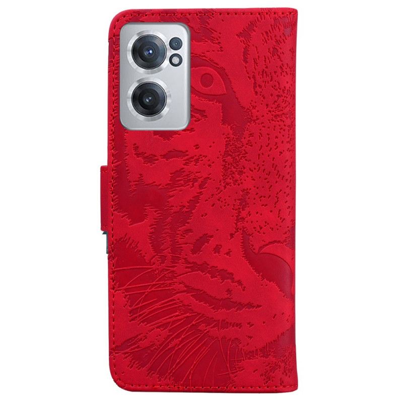 Kožené Puzdro OnePlus Nord CE 2 5G Maskovaný Tiger