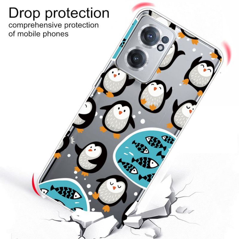 Kryt OnePlus Nord CE 2 5G Crazy Penguins