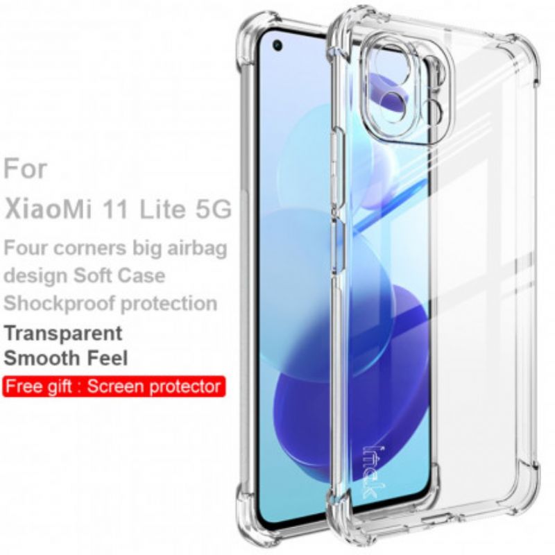 Kryt Xiaomi Mi 11 Lite 4G / 5G / 5G NE Transparentné Silky Imak