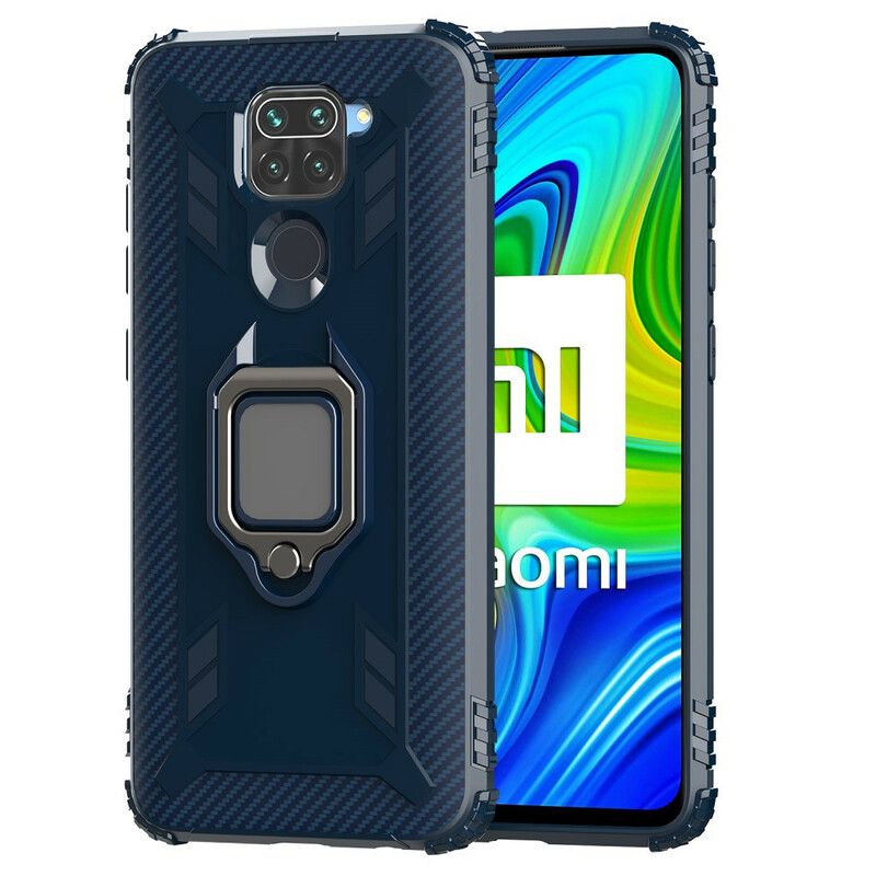 Kryt Xiaomi Redmi Note 9 Krúžok A Uhlíkové Vlákno