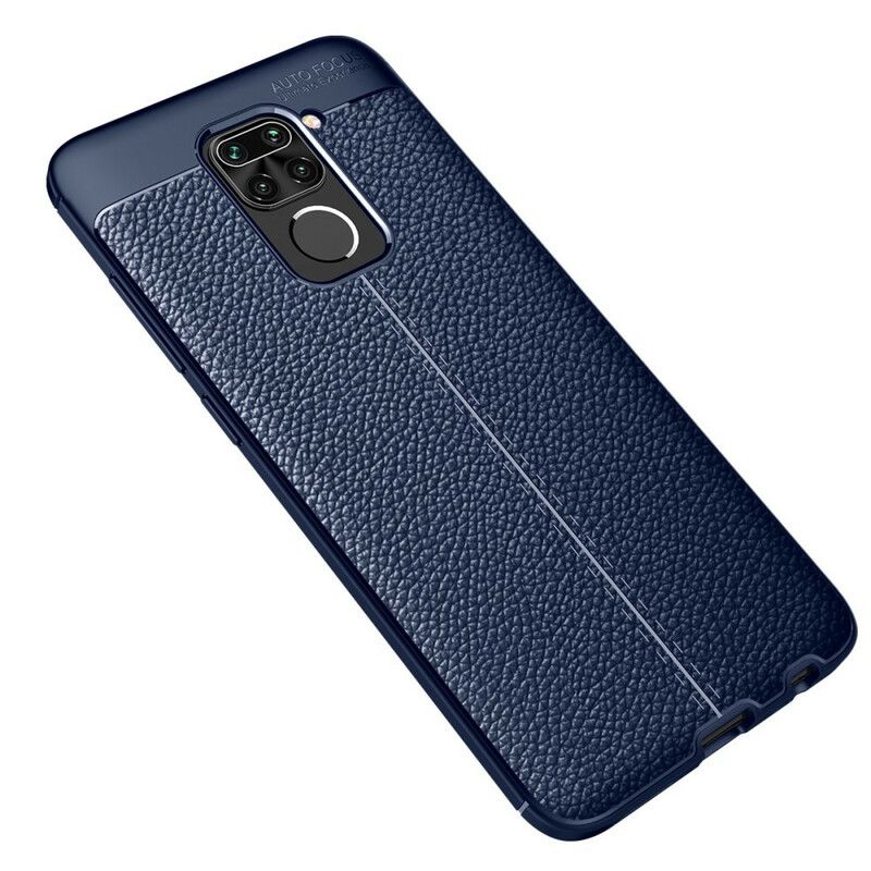 Kryt Xiaomi Redmi Note 9 Leather Effect Litchi Double Line