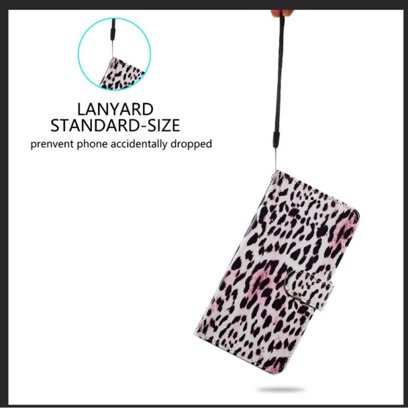 Kožené Puzdro Poco F3 Leopard Print