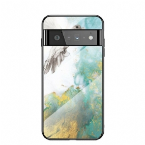 Kryt Google Pixel 6 Pro Mramorové Tvrdené Sklo