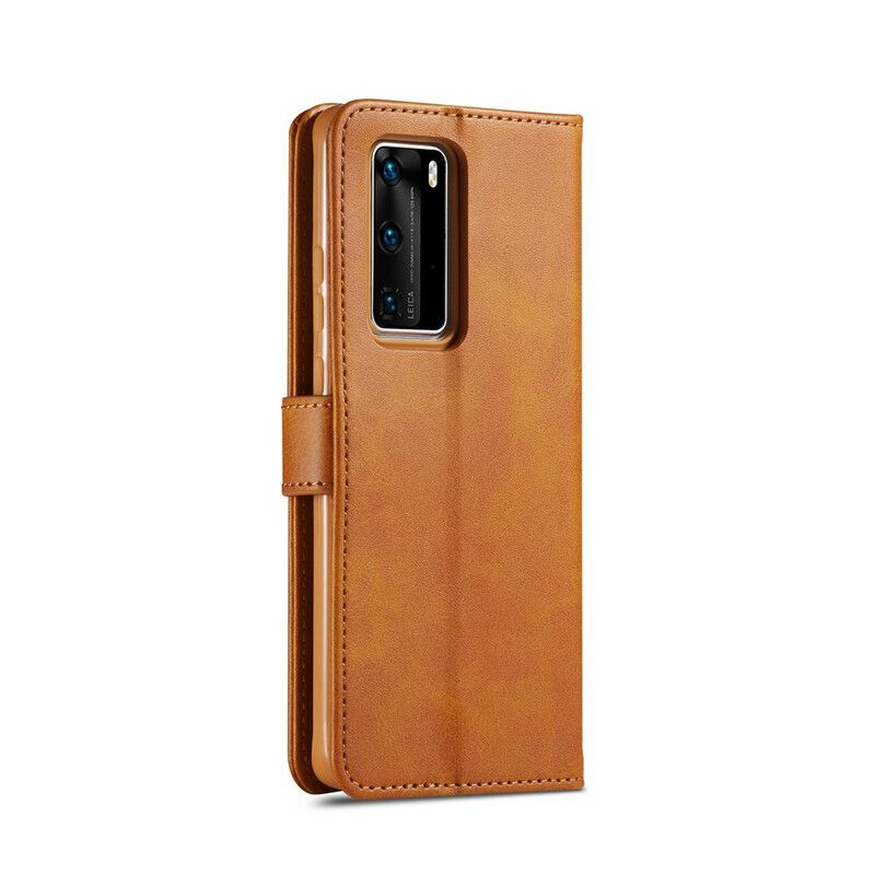 Kožené Puzdro Huawei P40 Kožený Efekt Lc.imeeke