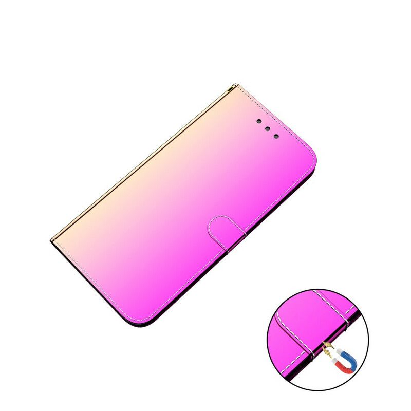 Kožené Puzdro Huawei P40 Kryt Na Zrkadlo Z Umelej Kože