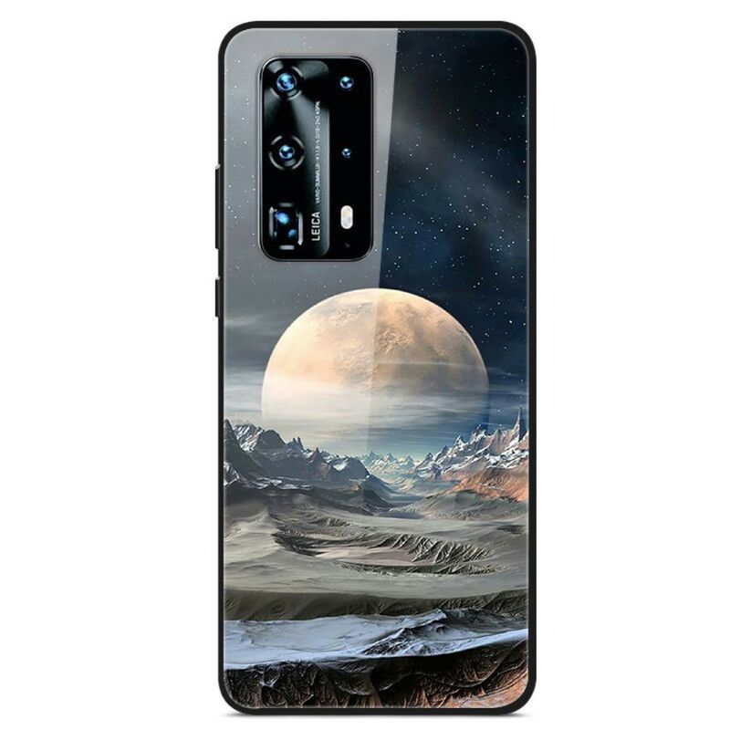 Kryt Huawei P40 Tvrdené Sklo Space Moon