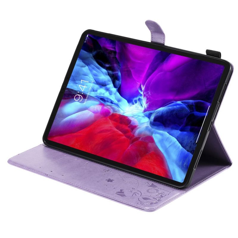 Kožené Puzdro iPad Air (2022) (2020) Mačka A Včely