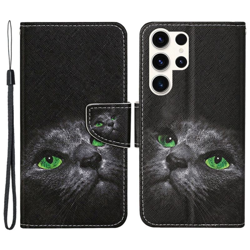 Puzdro Na Samsung Galaxy S24 Ultra 5g Strappy Cat Eyes