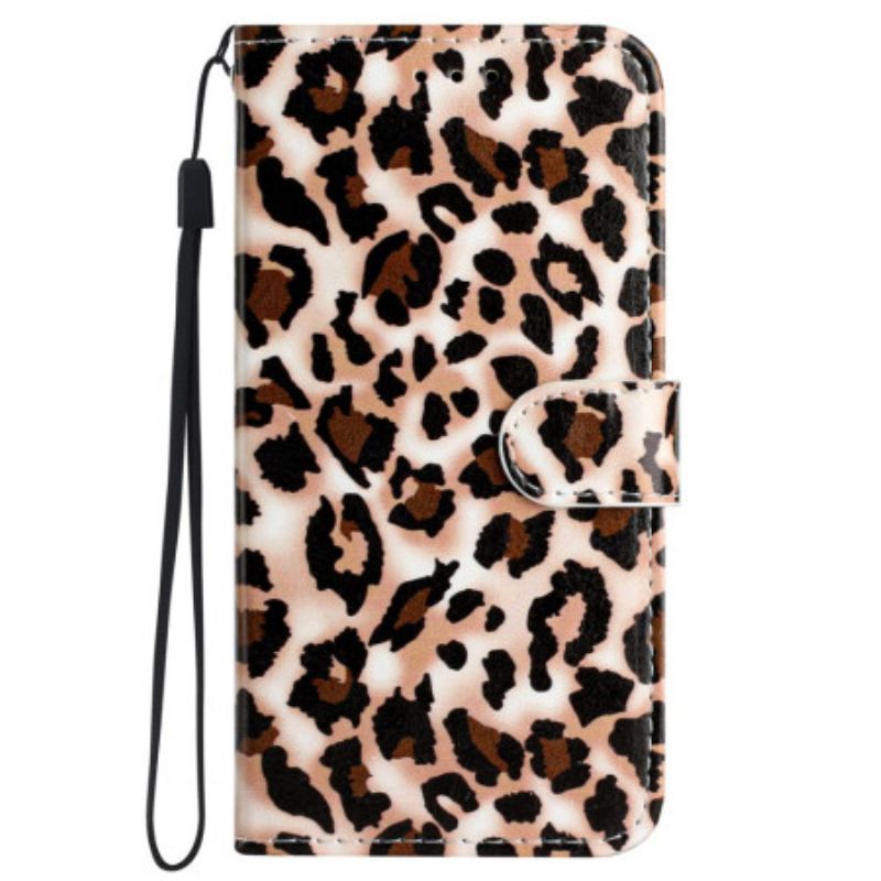 Puzdro Samsung Galaxy S24 Ultra 5g Leopard Print Strappy