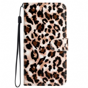 Puzdro Samsung Galaxy S24 Ultra 5g Leopard Print Strappy