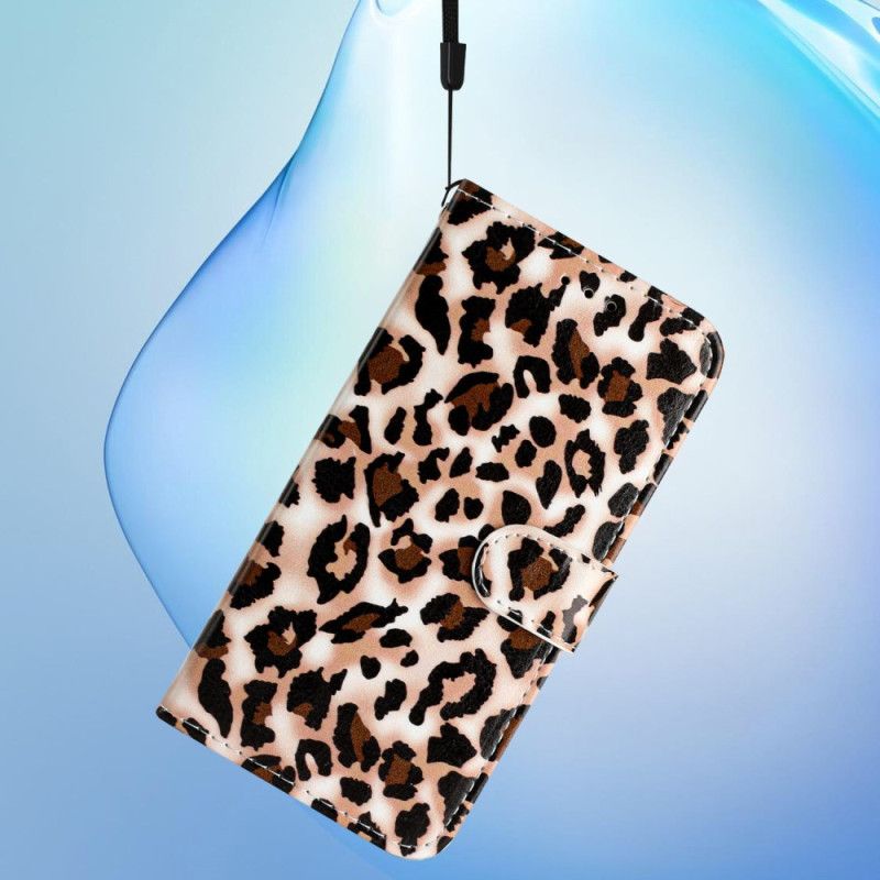 Puzdro Samsung Galaxy S24 Ultra 5g Leopard Print Strappy