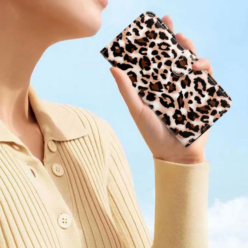 Puzdro Samsung Galaxy S24 Ultra 5g Leopard Print Strappy