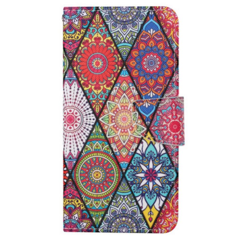 Puzdro Samsung Galaxy S24 Ultra 5g Patchwork S Popruhom