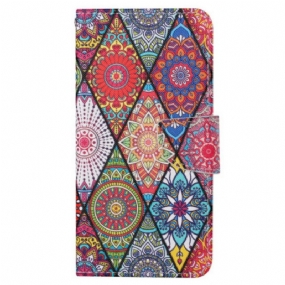 Puzdro Samsung Galaxy S24 Ultra 5g Patchwork S Popruhom