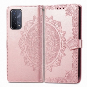 Kožené Puzdro Oppo A54 5G / A74 5G Mandala V Stredoveku