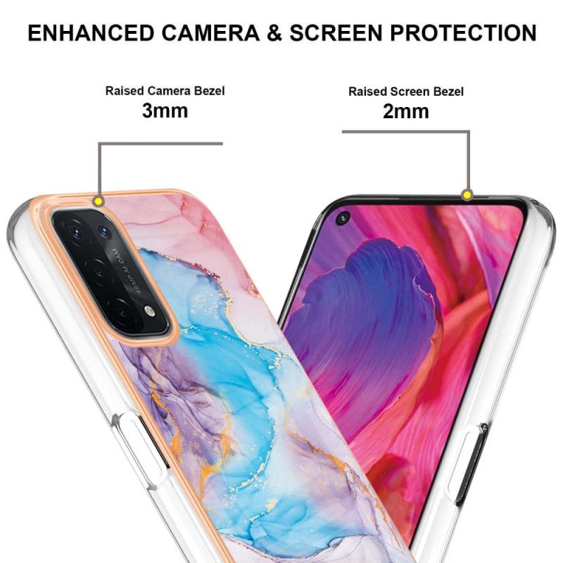 Kryt Oppo A54 5G / A74 5G Mramor