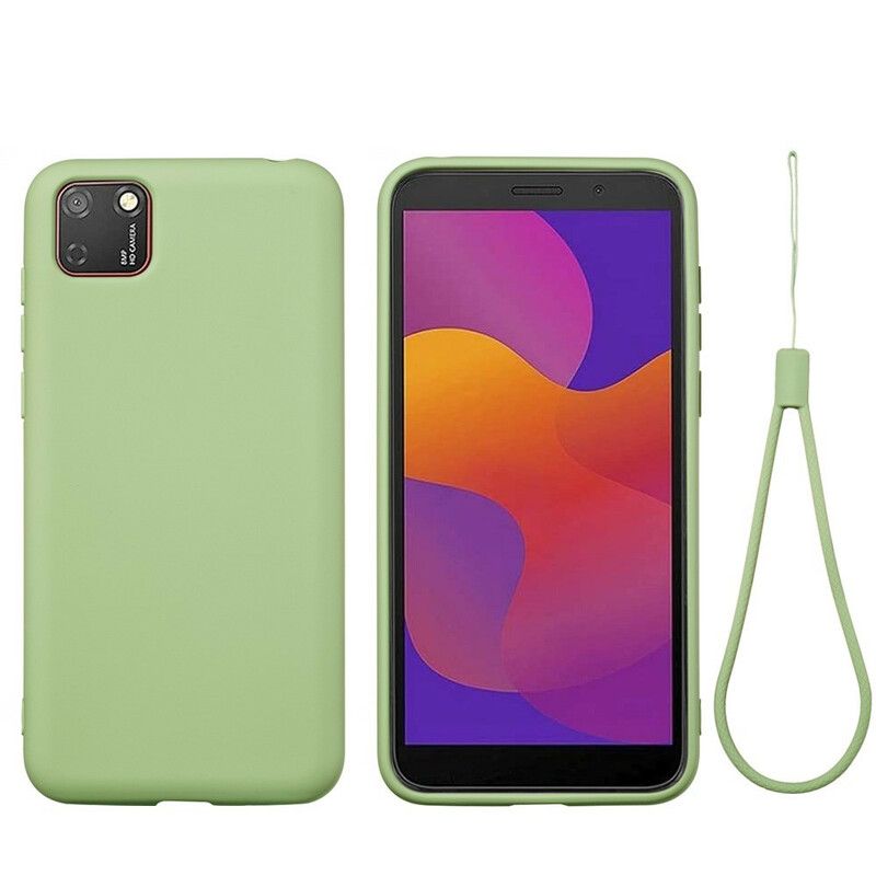 Kryt Huawei Y5p Tekutý Silikón So Šnúrkou