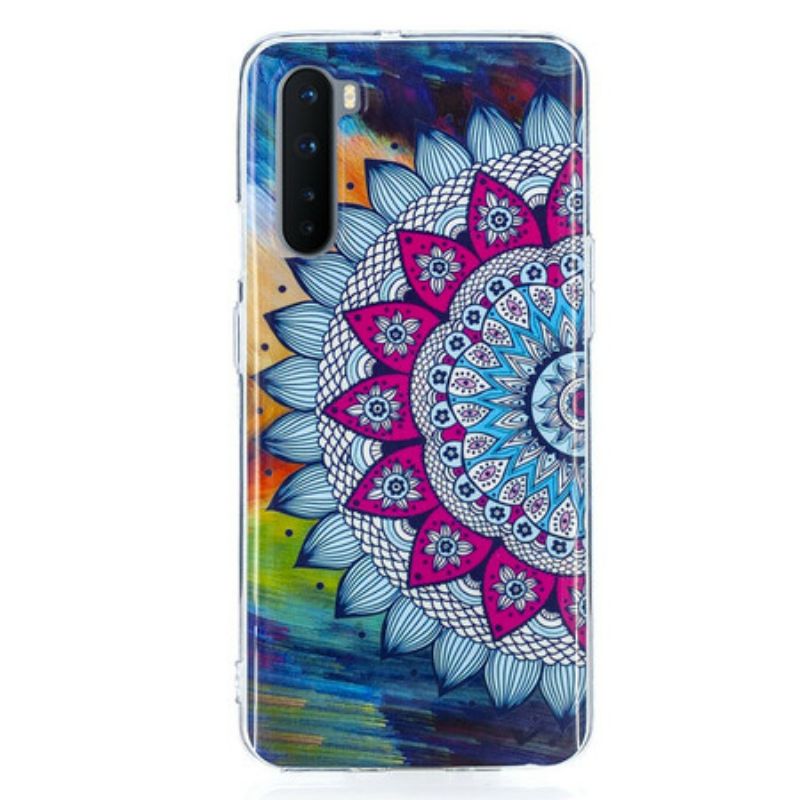 Kryt OnePlus Nord Fluorescenčná Farebná Mandala