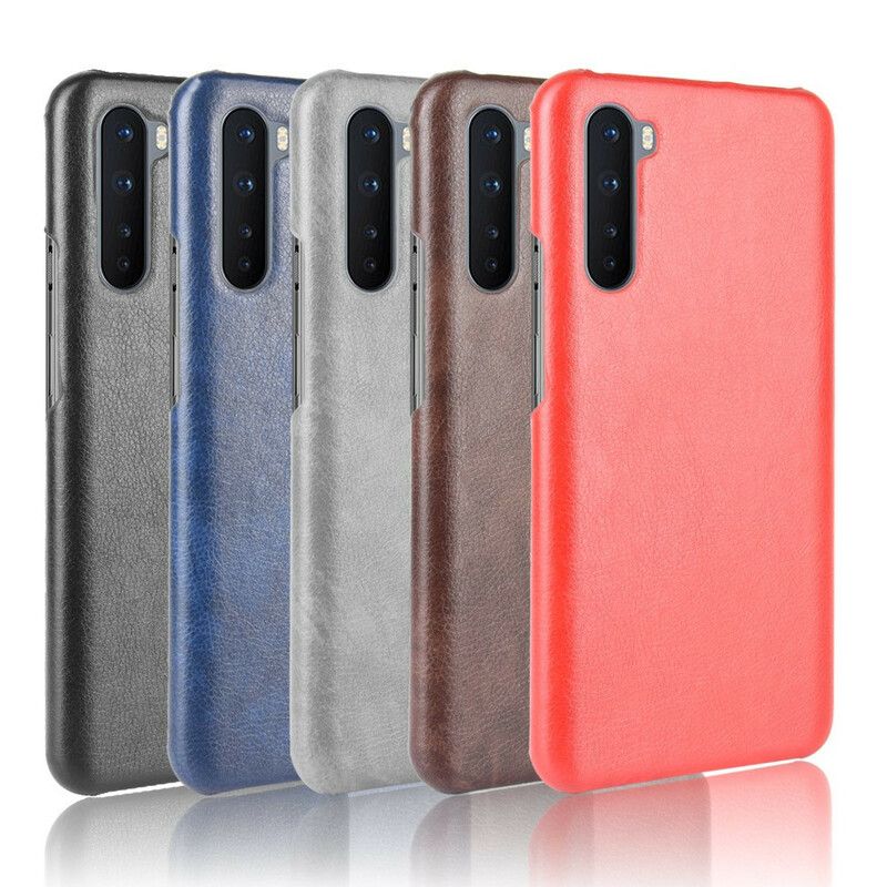 Kryt OnePlus Nord Litchi Performance Leather Effect