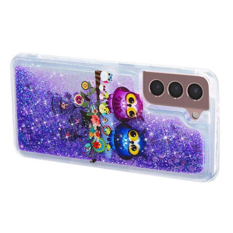 Kryt Samsung Galaxy S24 Plus 5g Dve Sovy Liquid Glitter