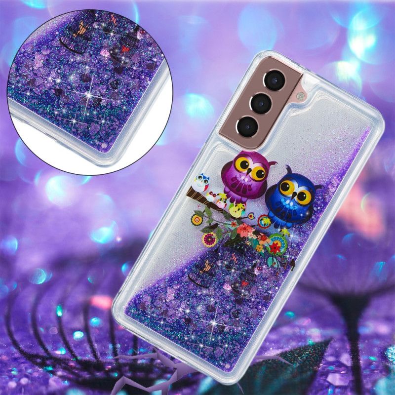 Kryt Samsung Galaxy S24 Plus 5g Dve Sovy Liquid Glitter